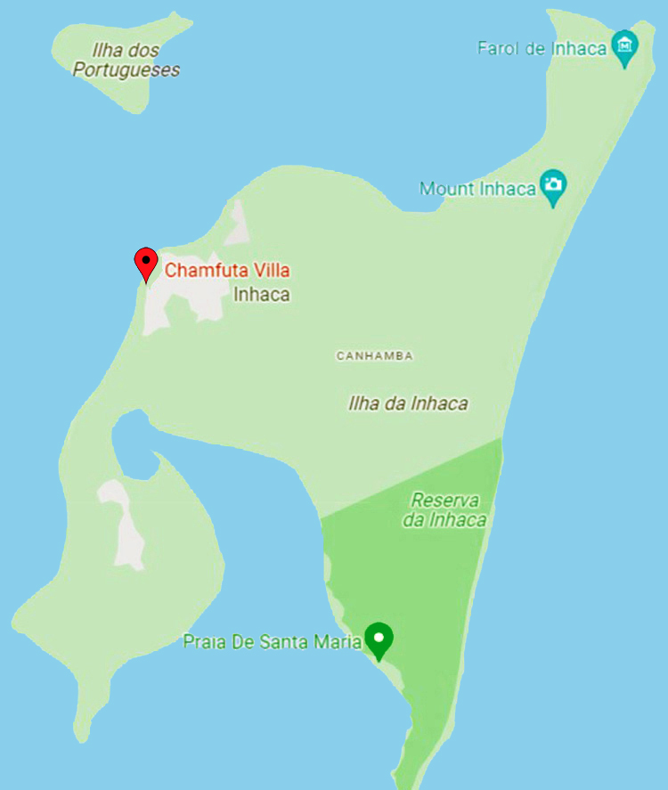 Location Map Inhaca Island